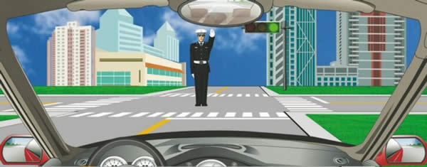 安全文明驾驶考试科目一模拟题c128