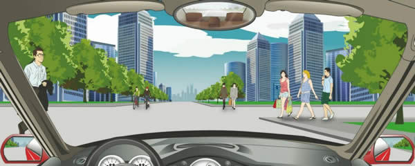 安全文明驾驶2014科目四模拟题12